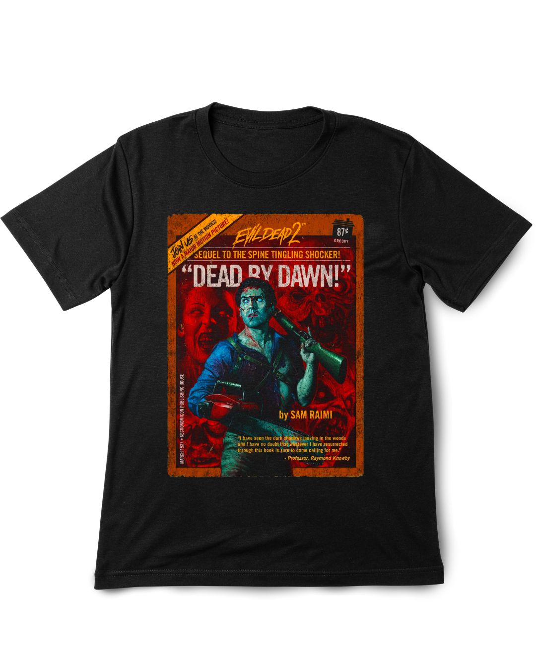 Evil Dead 2 Vintage Printed Tee Shirt