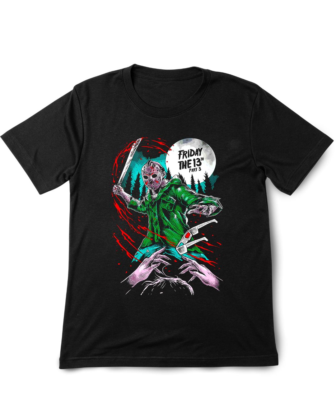 Friday the 13th Part 3 Vintage Printed Tee Shirt