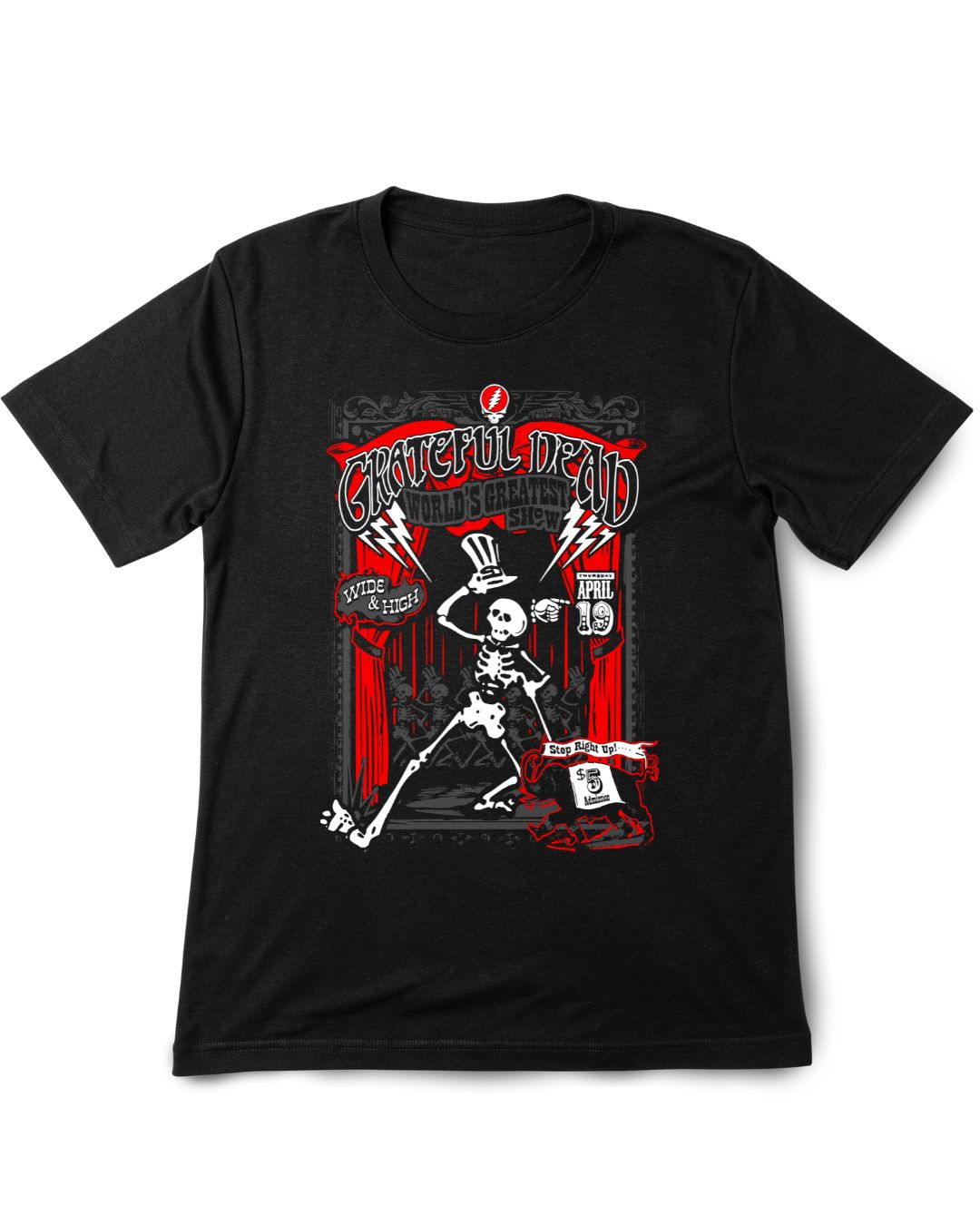 Grateful Dead 2 Vintage Printed Tee Shirt