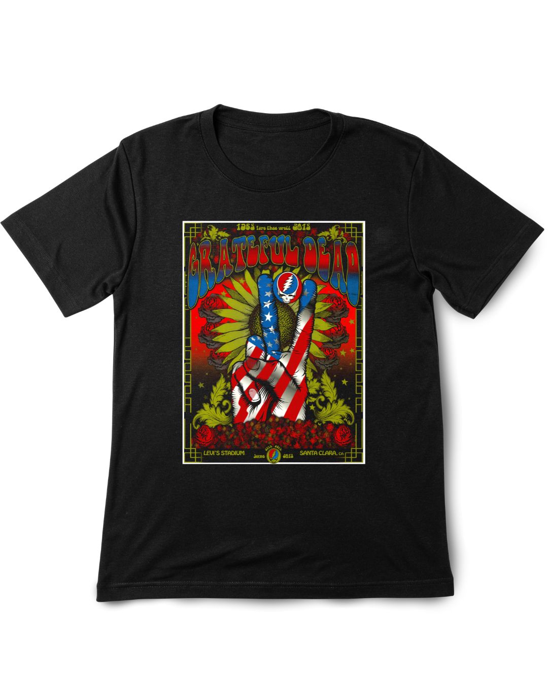 Grateful Dead 3 Vintage Printed Tee Shirt
