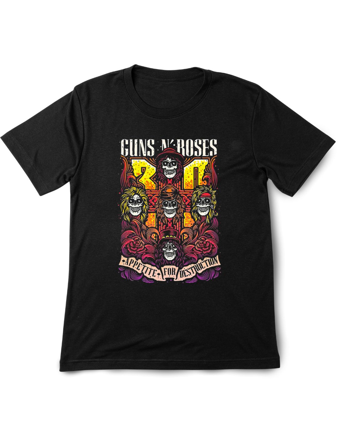 Guns N' Roses 4 Vintage Printed Tee Shirt