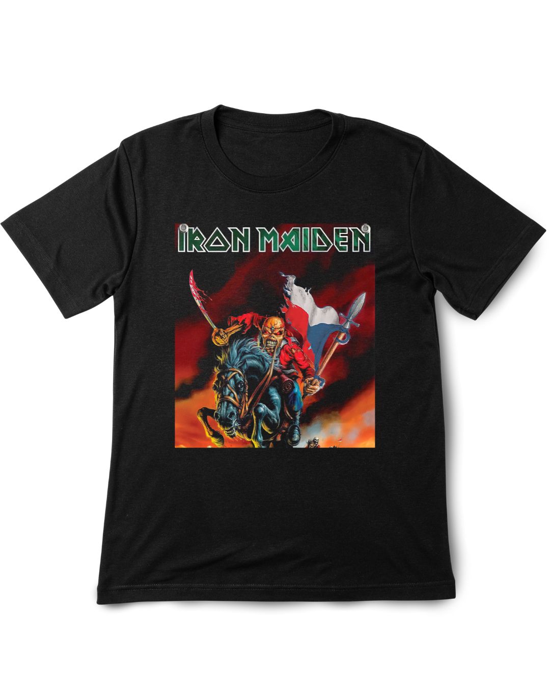 Iron Maiden 2 Vintage Printed Tee Shirt