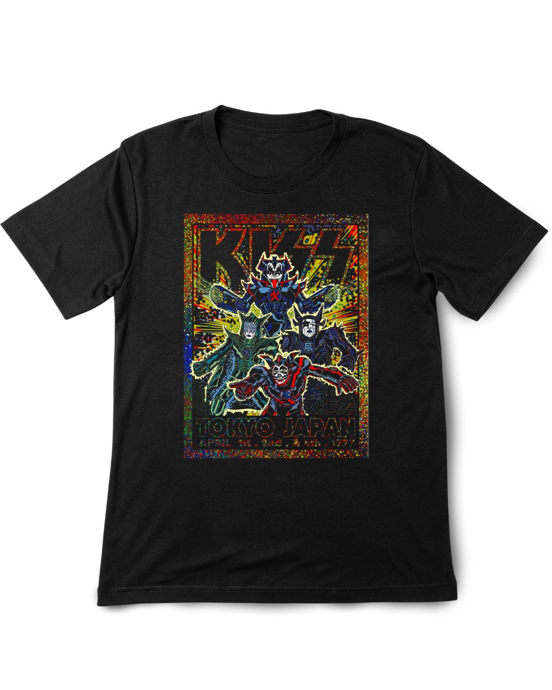 Kiss 3 Vintage Printed Tee Shirt