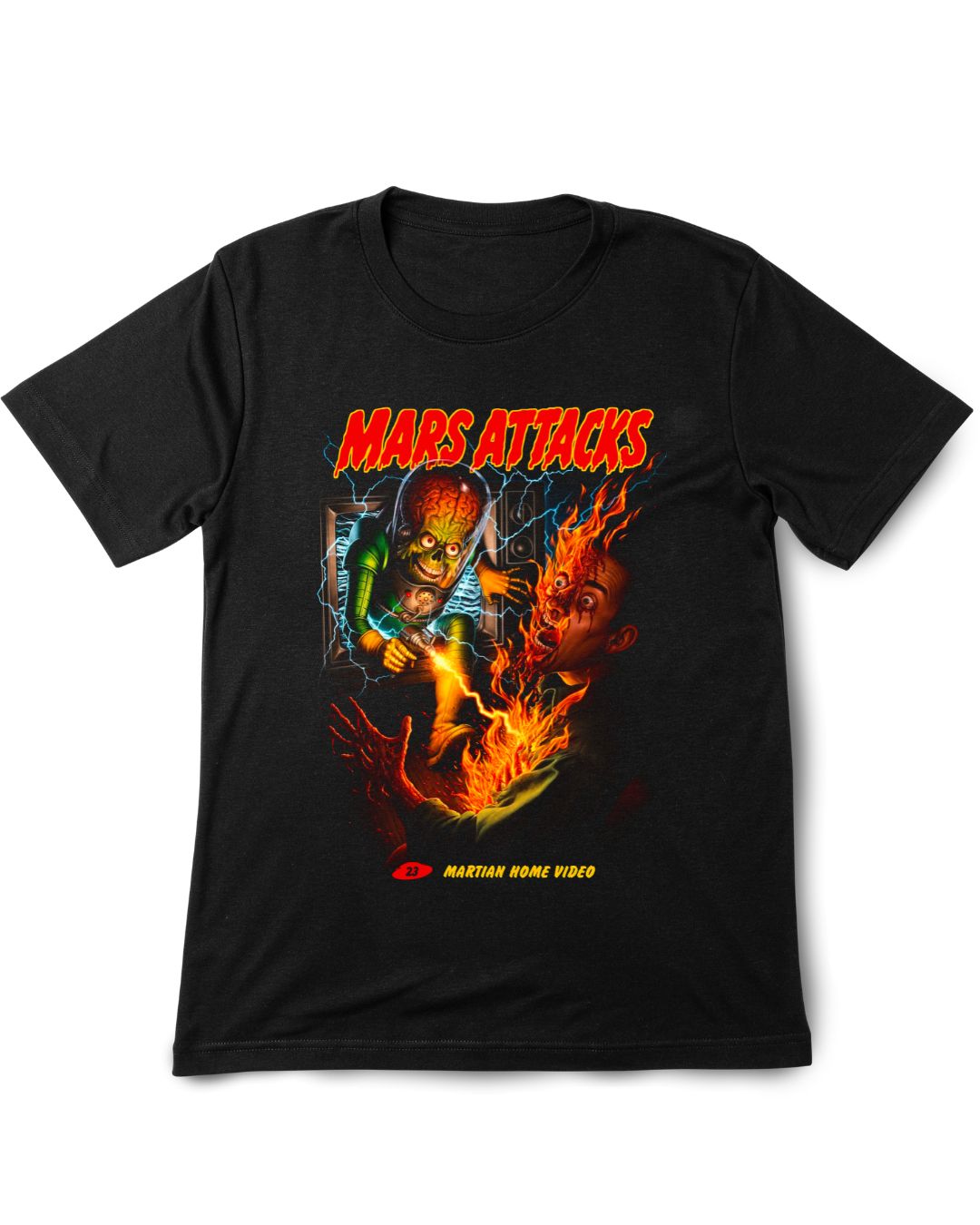 Mars Attacks Vintage Printed Tee Shirt