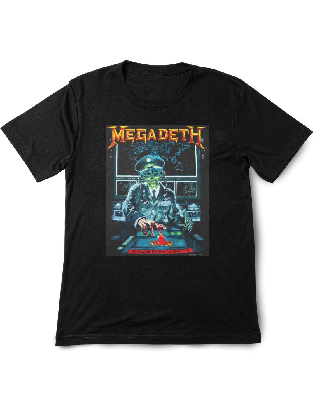 Megadeth 5 Vintage Printed Tee Shirt