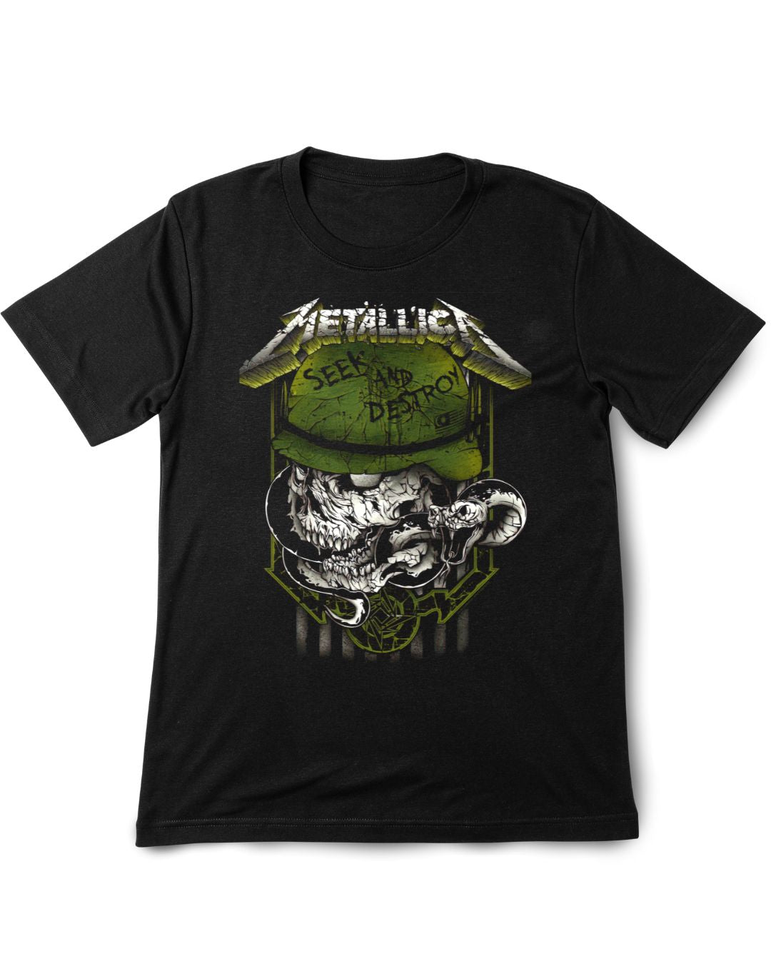 Metallica 2 Vintage Printed Tee Shirt