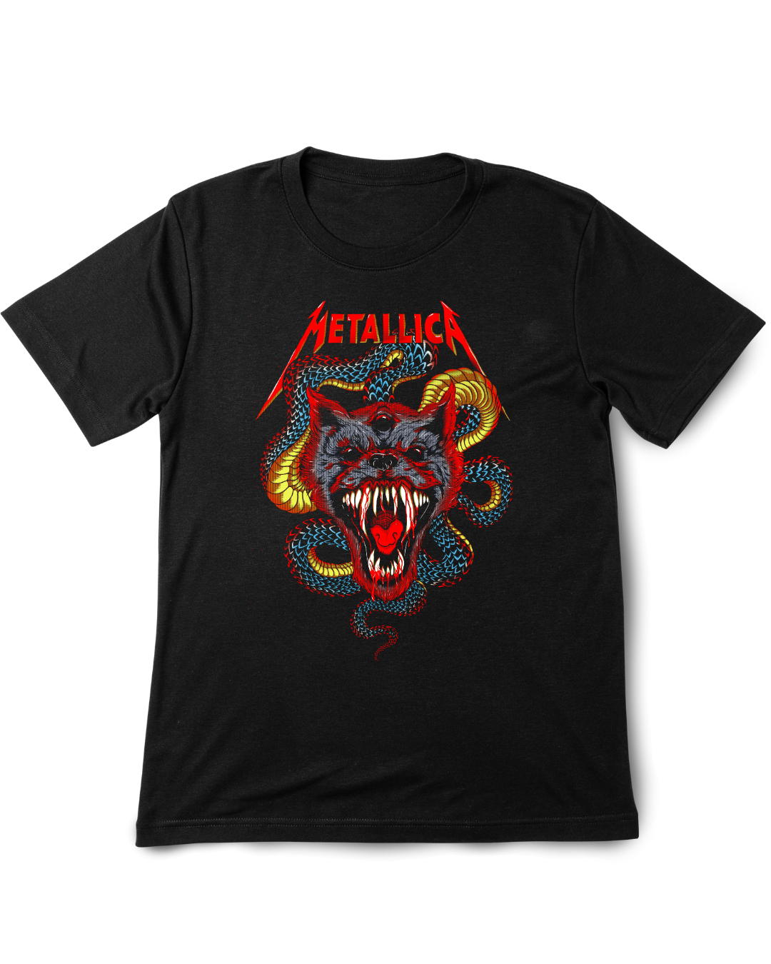 Metallica 3 Vintage Printed Tee Shirt