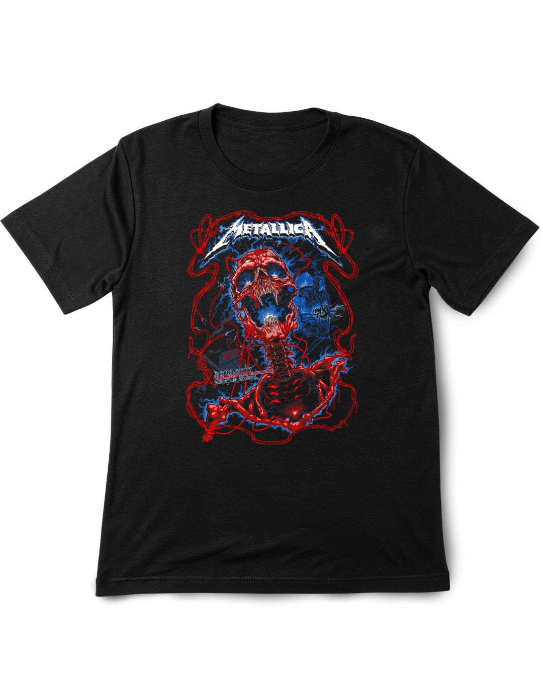 Metallica 5 Vintage Printed Tee Shirt