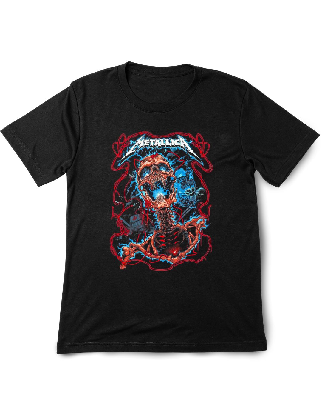 Metallica 6 Vintage Printed Tee Shirt