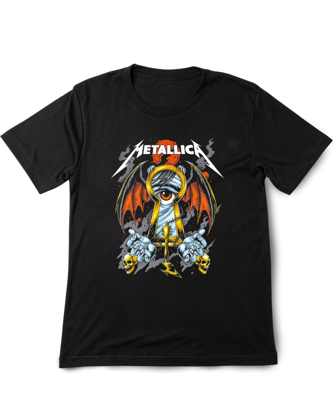 Metallica 8 Vintage Printed Tee Shirt