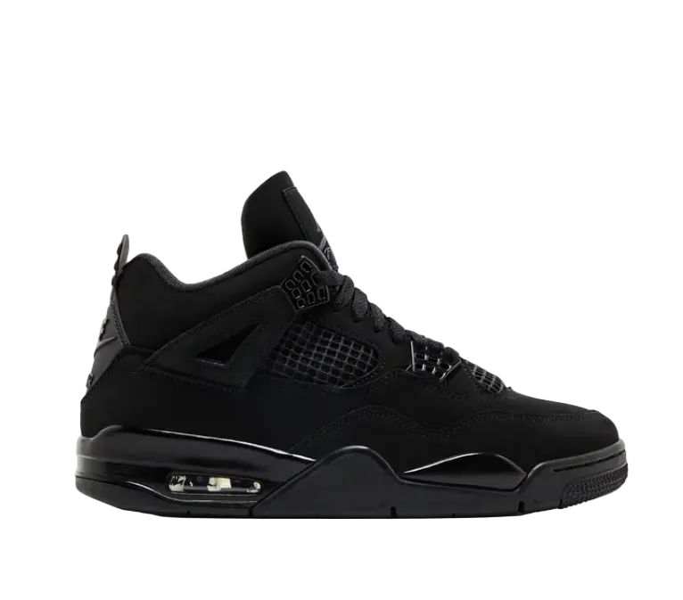 Air Jordan 4 Retro Black Cat (2025) FV5029-010 Men's Sneakers