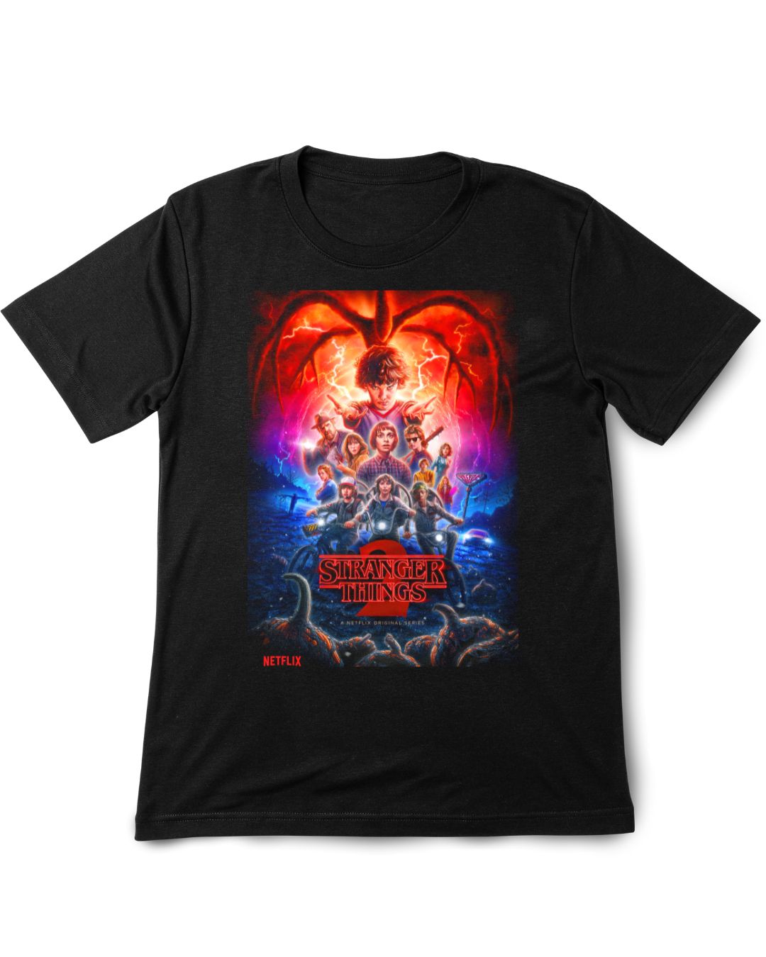 Stranger Things Vintage Printed Tee Shirts