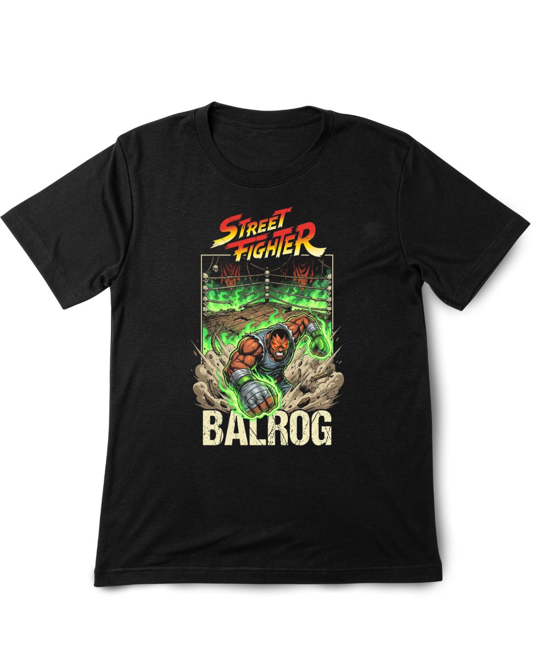 Street Fighter Balrog Vintage Printed Tee Shirt