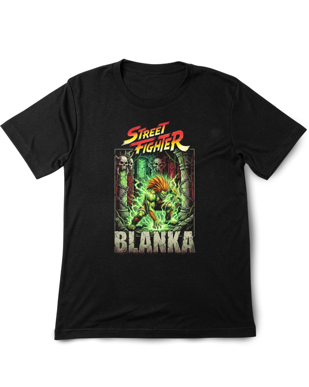 Street Fighter Blanka Vintage Printed Tee Shirt