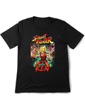 Street Fighter Ken Vintage Printed Tee Shirt