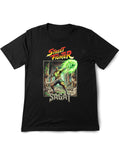 Street Fighter Sagat Vintage Printed Tee Shirt