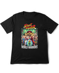 Street Fighter World Warriors Vintage Printed Tee Shirt