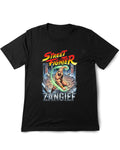 Street Fighter Zangief Vintage Printed Tee Shirt