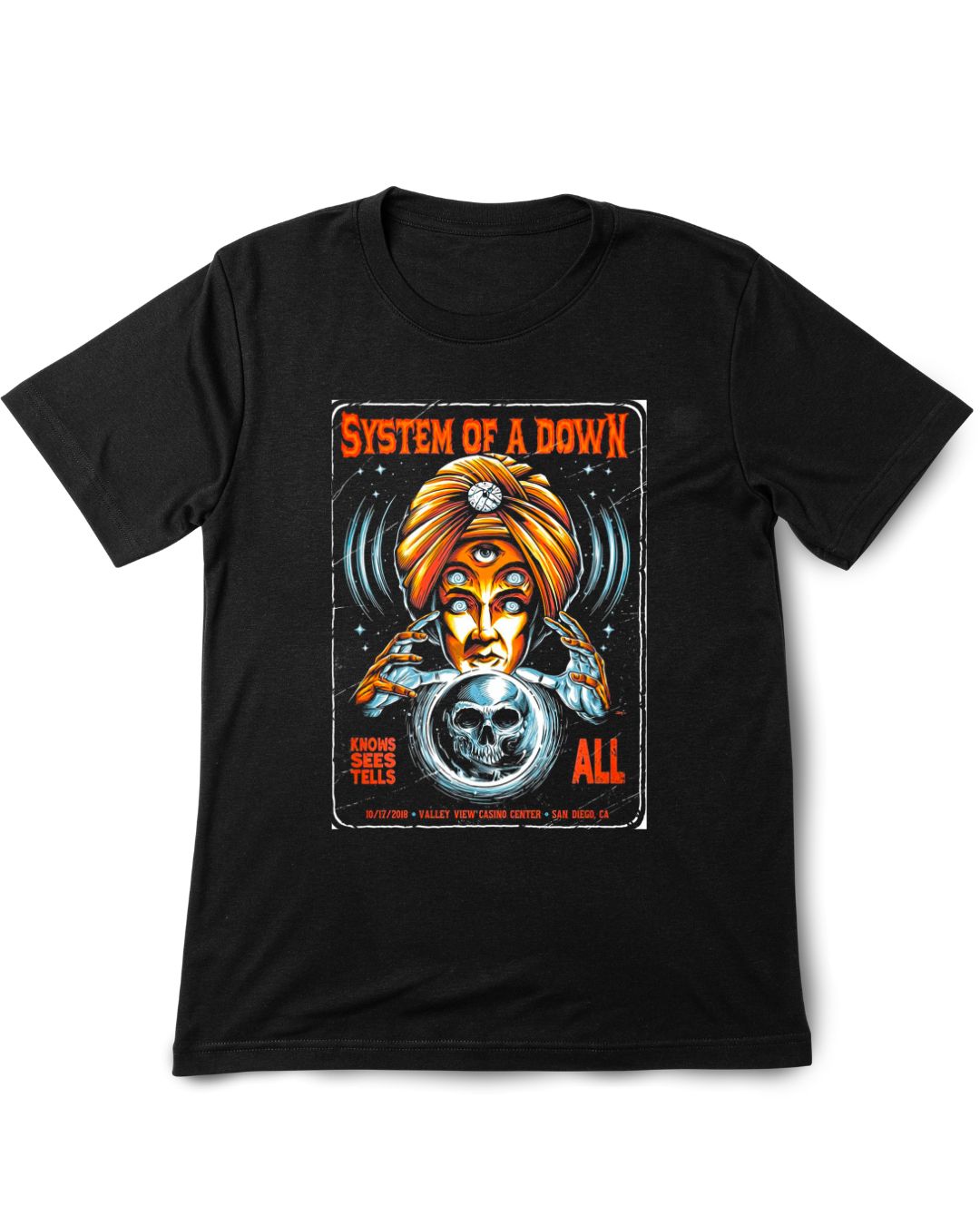 System of a Down Vintage Printed Tee Shirt