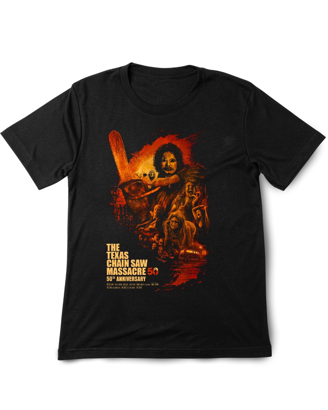 The Texas Chainsaw Massacre Vintage Printed Tee Shirt
