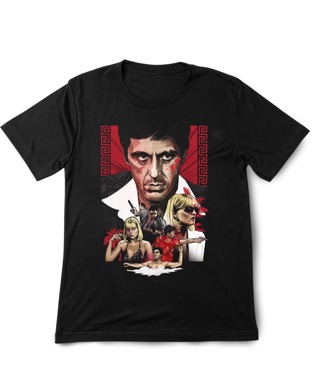 Tony Montana 2 Vintage Printed Tee Shirt
