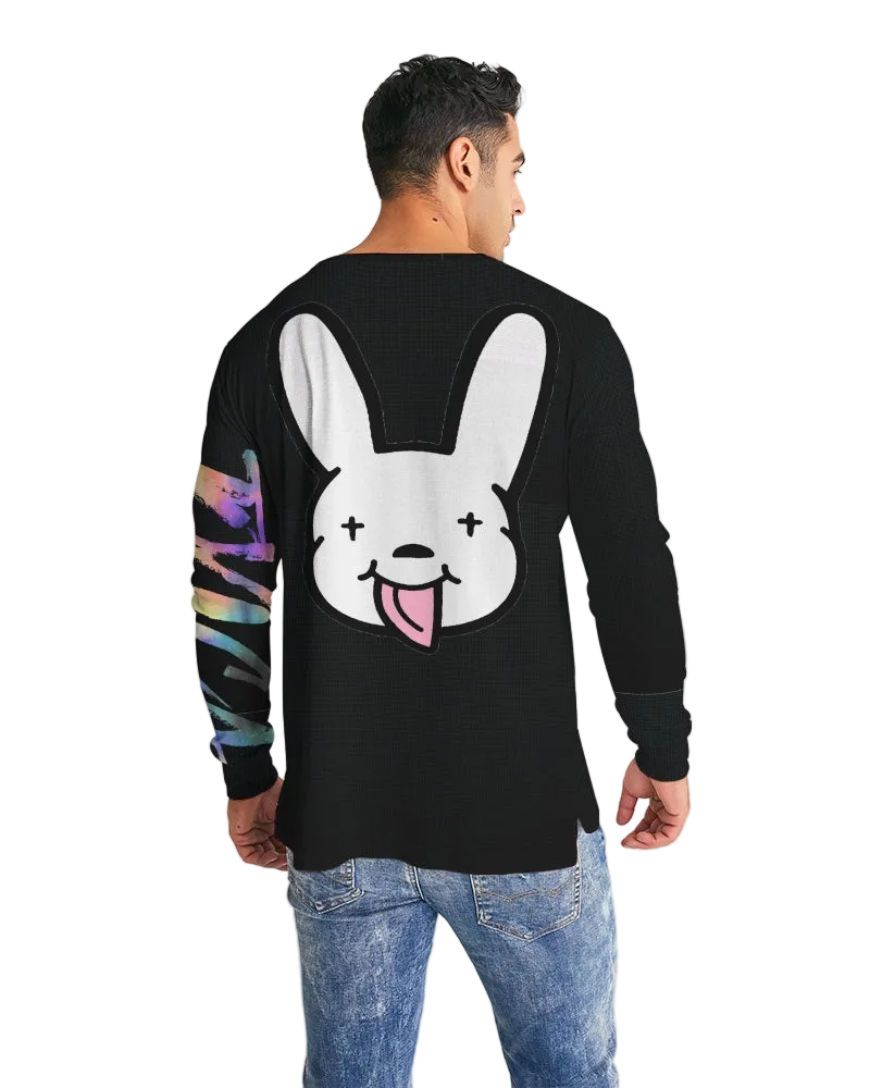 ファットバニー Men's All-Over Print Long Sleeve Tee