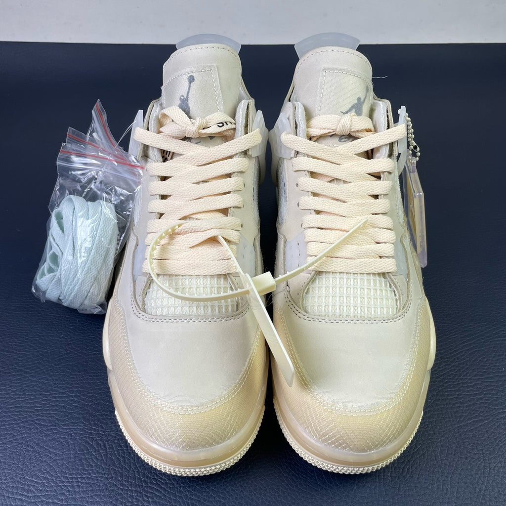 OFF-WHITE x Air Jordan 4 Retro "White Sail"