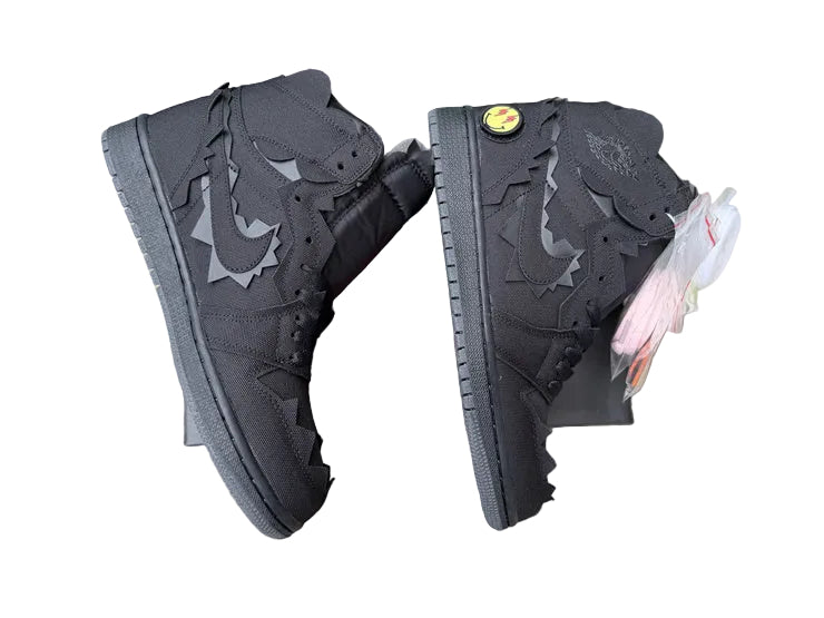 J Balvin x Air Jordan 1 High OG "Omerta" Triple Black