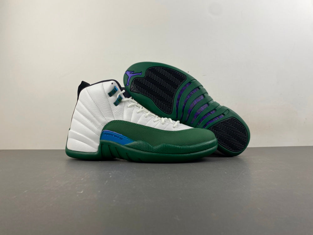 Air Jordan 12 Retro "Bucks" CT8013-103 - Men's Sneakers