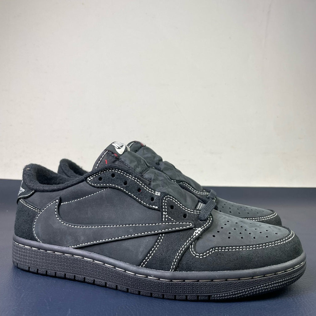 Travis Scott Air Jordan 1 Low OG Black Phantom Men's Sneakers