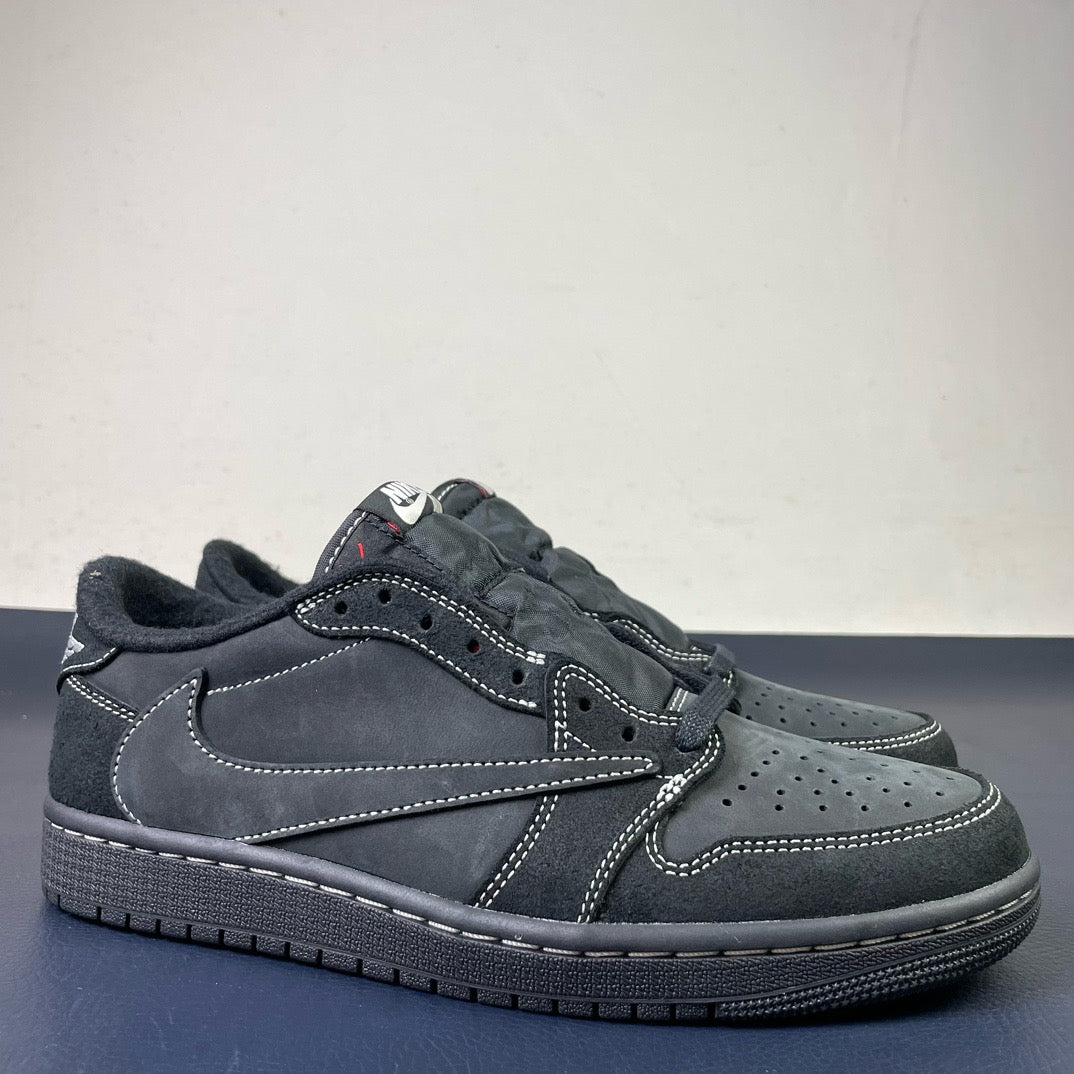 Travis Scott Air Jordan 1 Low OG Black Phantom Men's Sneakers