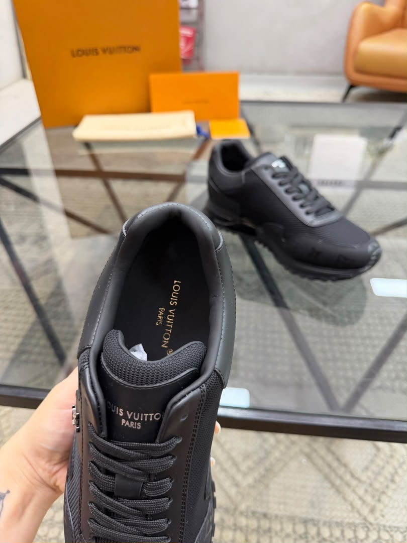 Louis Vuitton Run Away Sneaker – Black Monogram