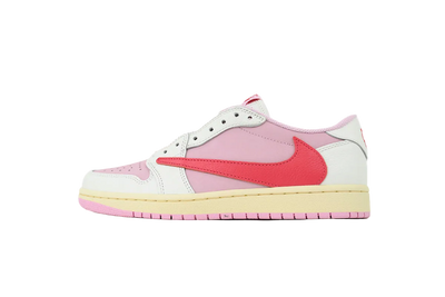 Travis Scott Air Jordan 1 Low Sail Tropical Pink IQ7604-101