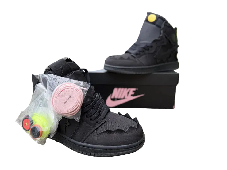 J Balvin x Air Jordan 1 High OG "Omerta" Triple Black