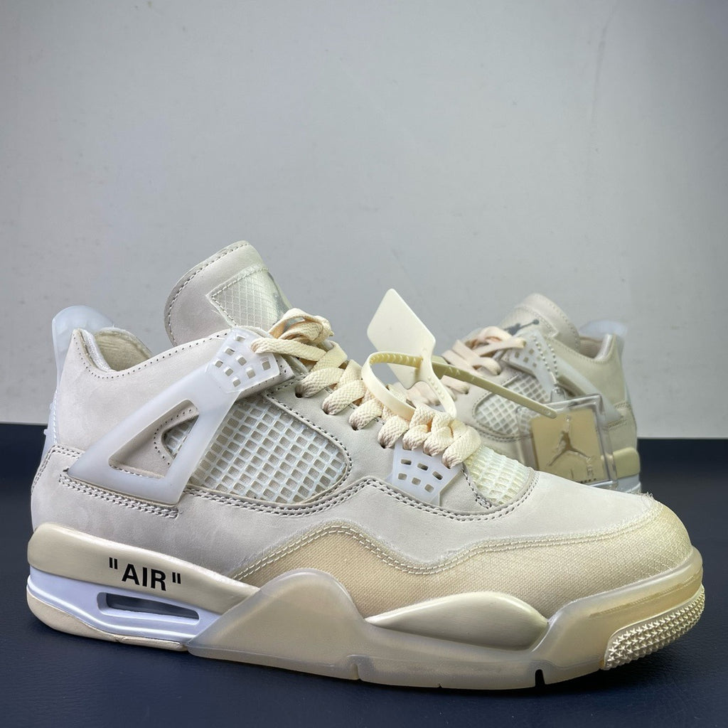 OFF-WHITE x Air Jordan 4 Retro "White Sail"