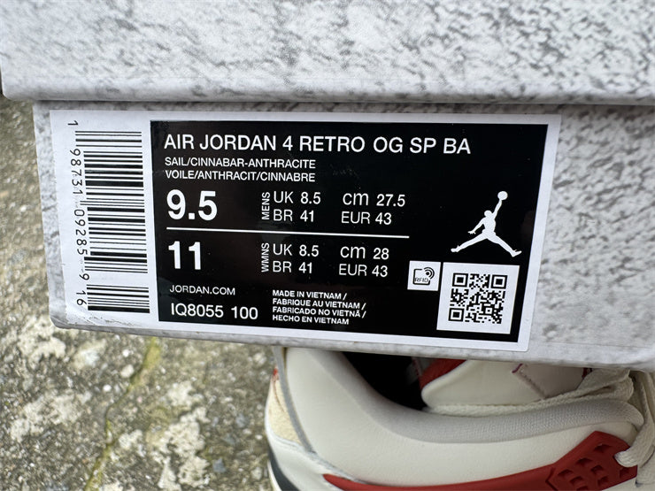 Nigel Sylvester x Air Jordan 4 "Brick After Brick" (2026) IQ8055-100