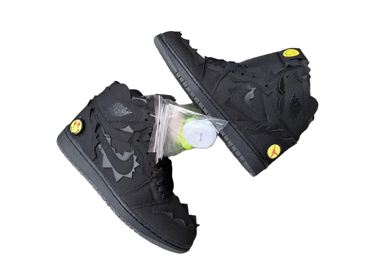 J Balvin x Air Jordan 1 High OG "Omerta" Triple Black