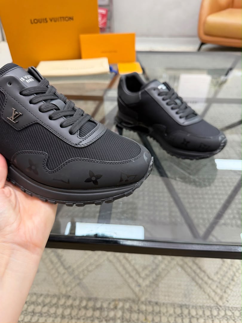 Louis Vuitton Run Away Sneaker – Black Monogram