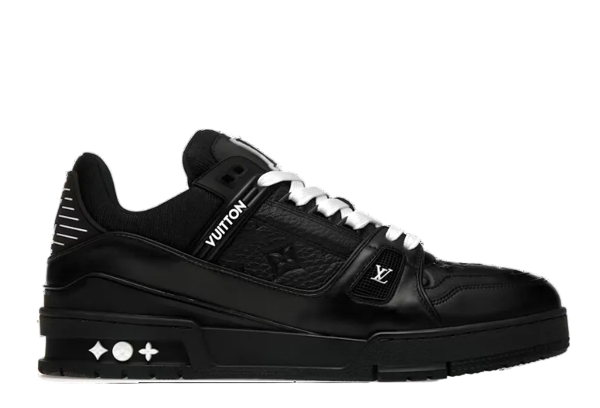 Louis Vuitton Trainer Black Embossed Monogram