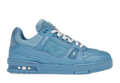 Louis Vuitton Trainer Blue Embossed Monogram