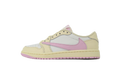 Travis Scott Air Jordan 1 Low Shy Pink IQ7604-100 Women's Sneakers
