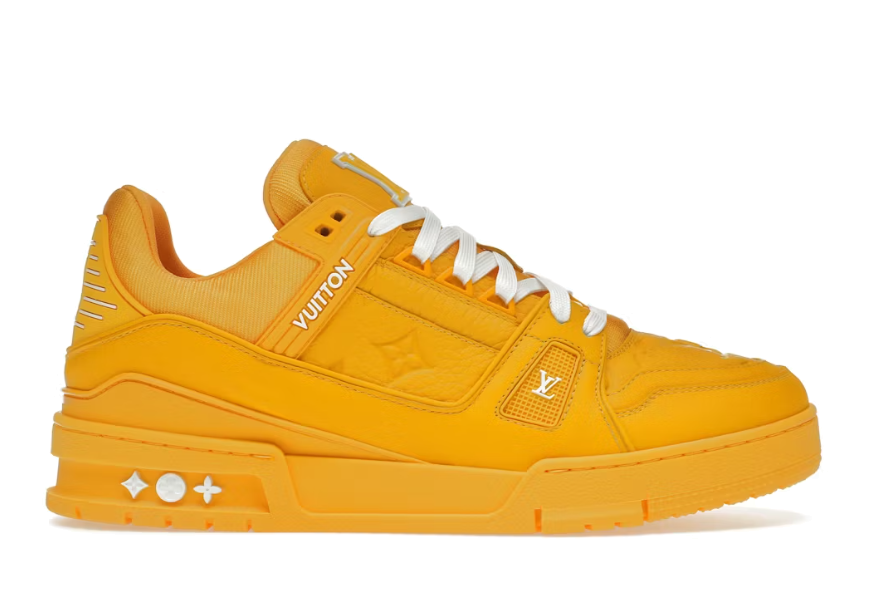 Louis Vuitton Trainer Yellow Embossed Monogram