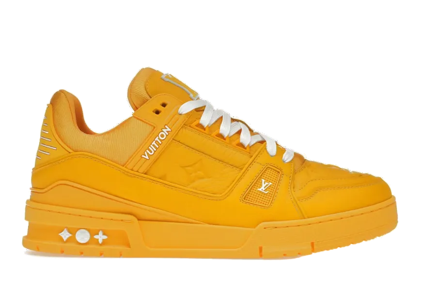 Louis Vuitton Trainer Yellow Embossed Monogram