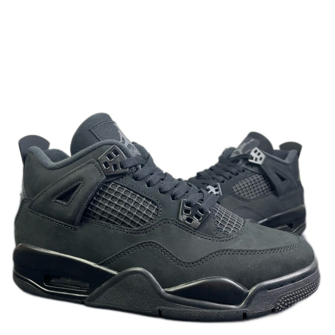 Air Jordan 4 Retro Black Cat (2025) — GS (Grade School)