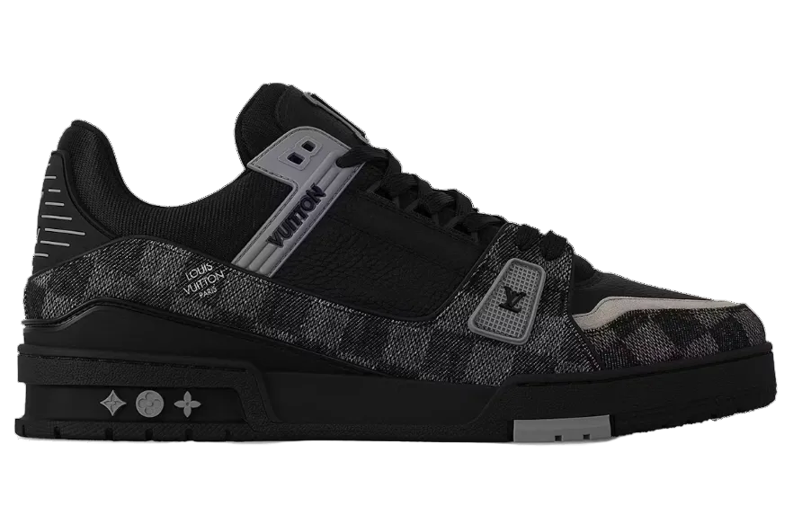 Louis Vuitton LV Trainer Black Damier Denim