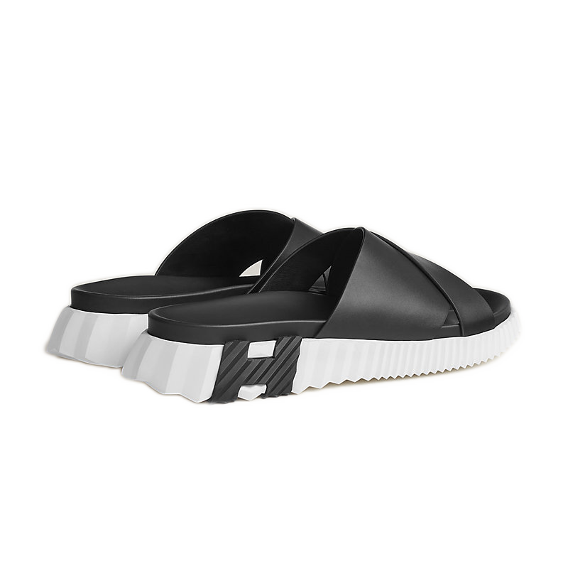 Hermes Infra Premium Sandal Black