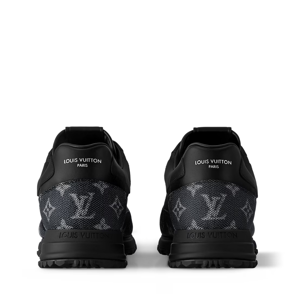 Louis Vuitton Run Away Sneaker – Black Monogram Grained Leather