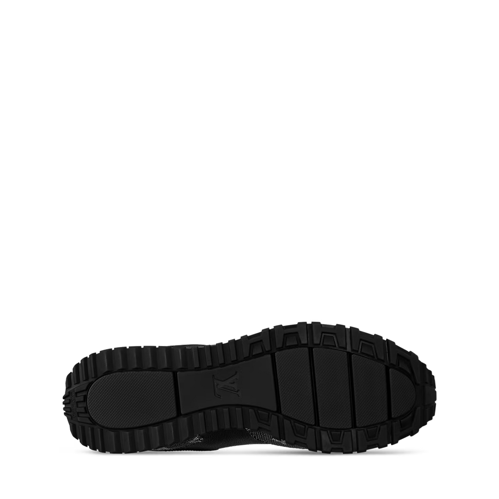 Louis Vuitton Run Away Sneaker – Black Monogram Grained Leather