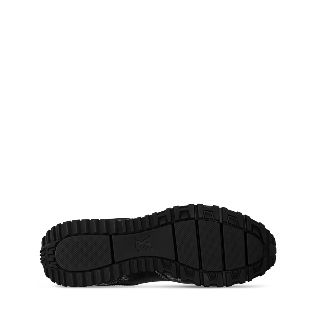 Louis Vuitton Run Away Sneaker – Black Monogram Grained Leather