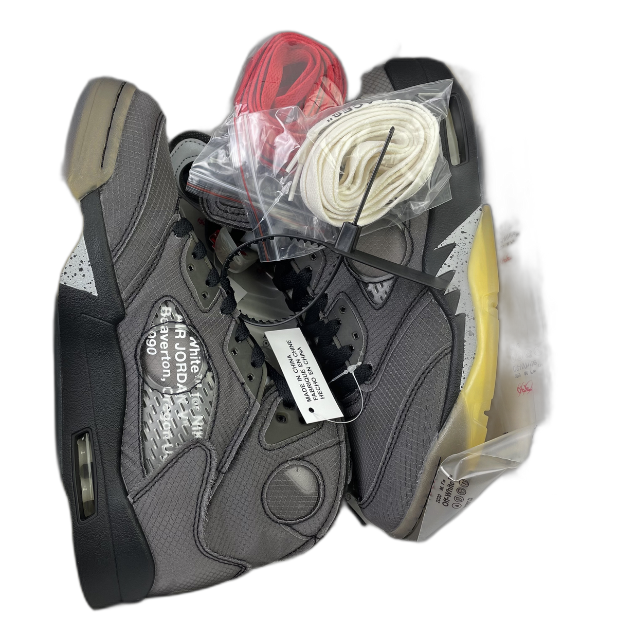 OFF-WHITE x Air Jordan 5 Retro "Sail"